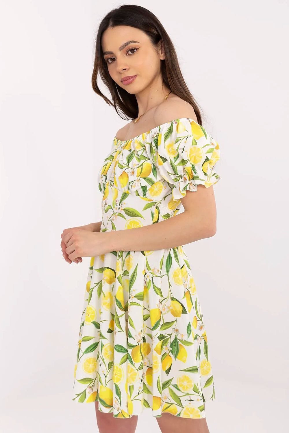 Robe Courte Ete Fleurie Epaules Denudees