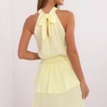 Robe Courte Ete Trapeze Sans Manches 2