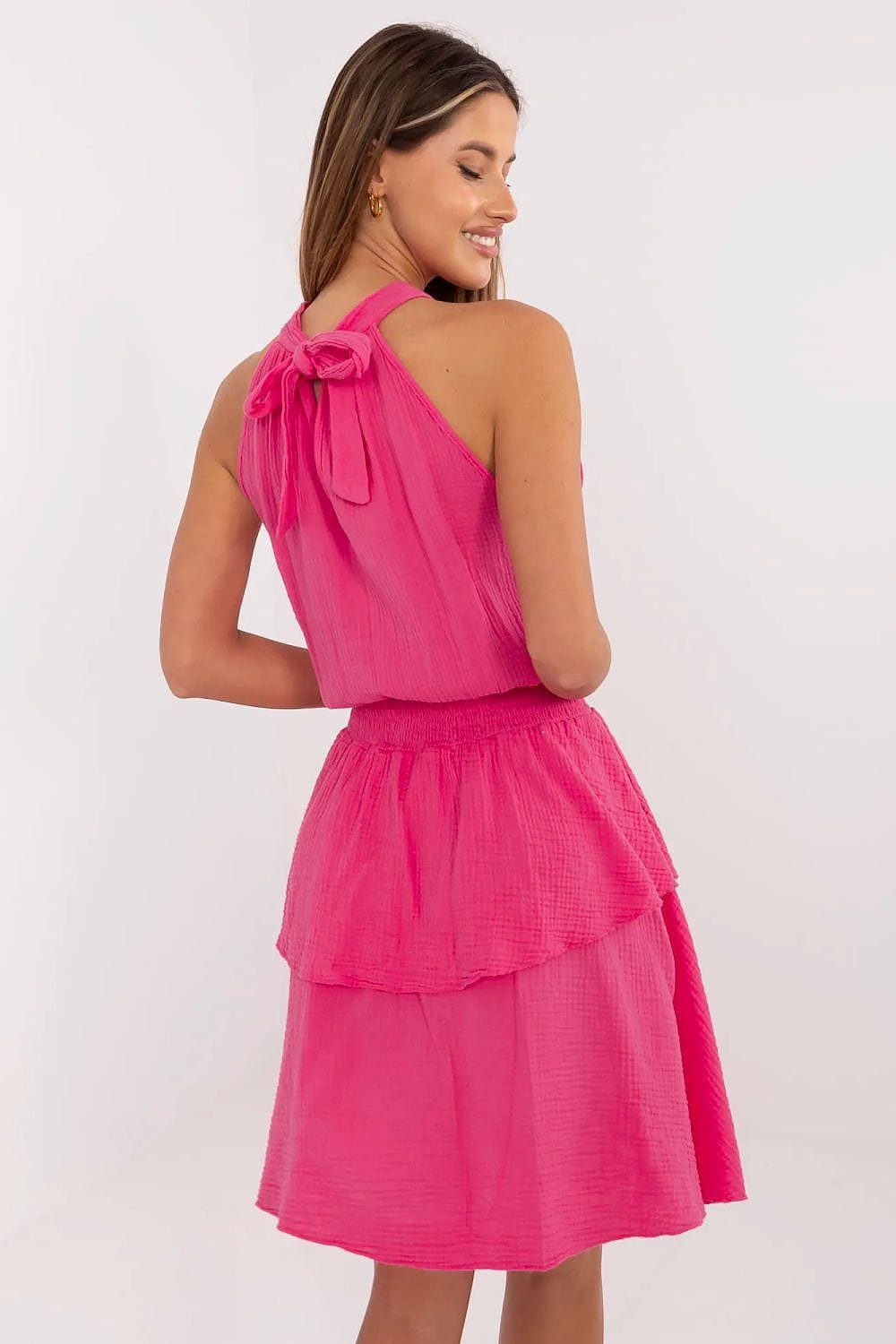 Robe Courte Ete Trapeze Sans Manches 5