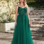 Robe De Bal Chic Longue Dos Nu Vert 32