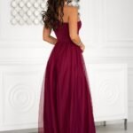 Robe De Bal Longue Fendue Haut Paillete 6