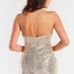 Robe De Cocktail A Paillettes Courte