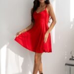 Robe De Cocktail Chic Courte A Bretelles 4
