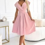 Robe De Cocktail Chic Manches Courtes 12
