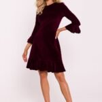 Robe De Cocktail En Velours Chic 3