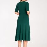 Robe De Cocktail Midi Evasee