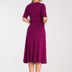Robe De Cocktail Midi Evasee 2