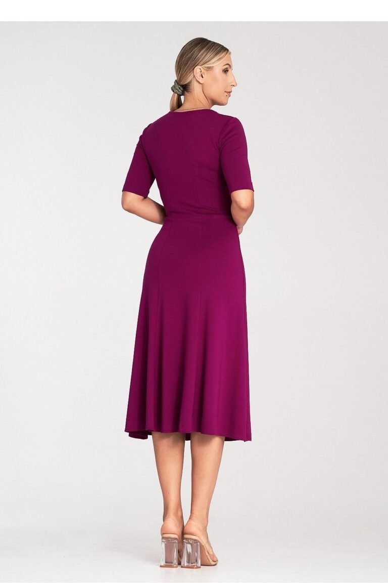 Robe De Cocktail Midi Evasee 2