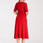 Robe De Cocktail Midi Evasee 4