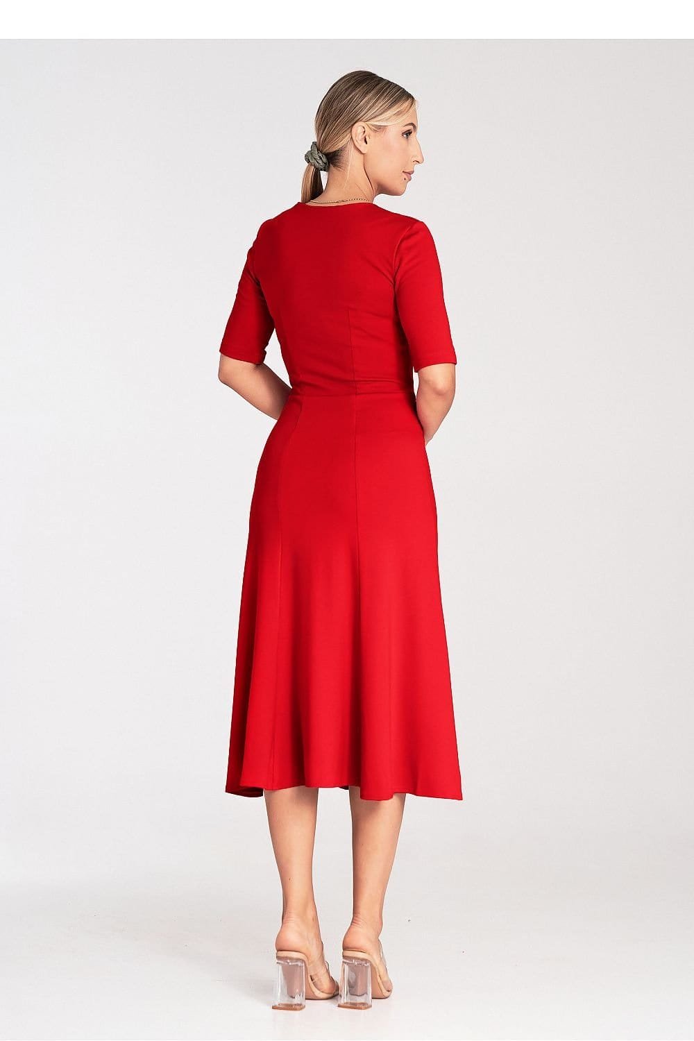 Robe De Cocktail Midi Evasee 4