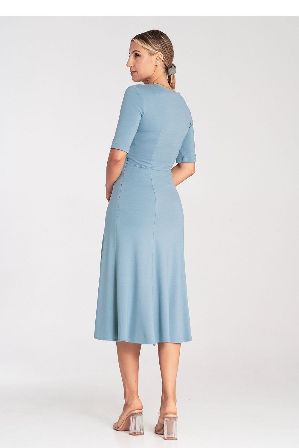 Robe De Cocktail Midi Evasee 6