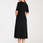 Robe De Cocktail Midi Evasee 8