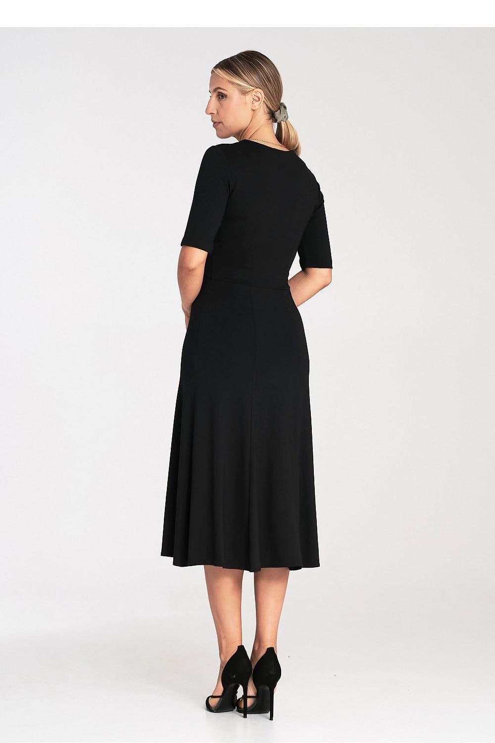 Robe De Cocktail Midi Evasee 8