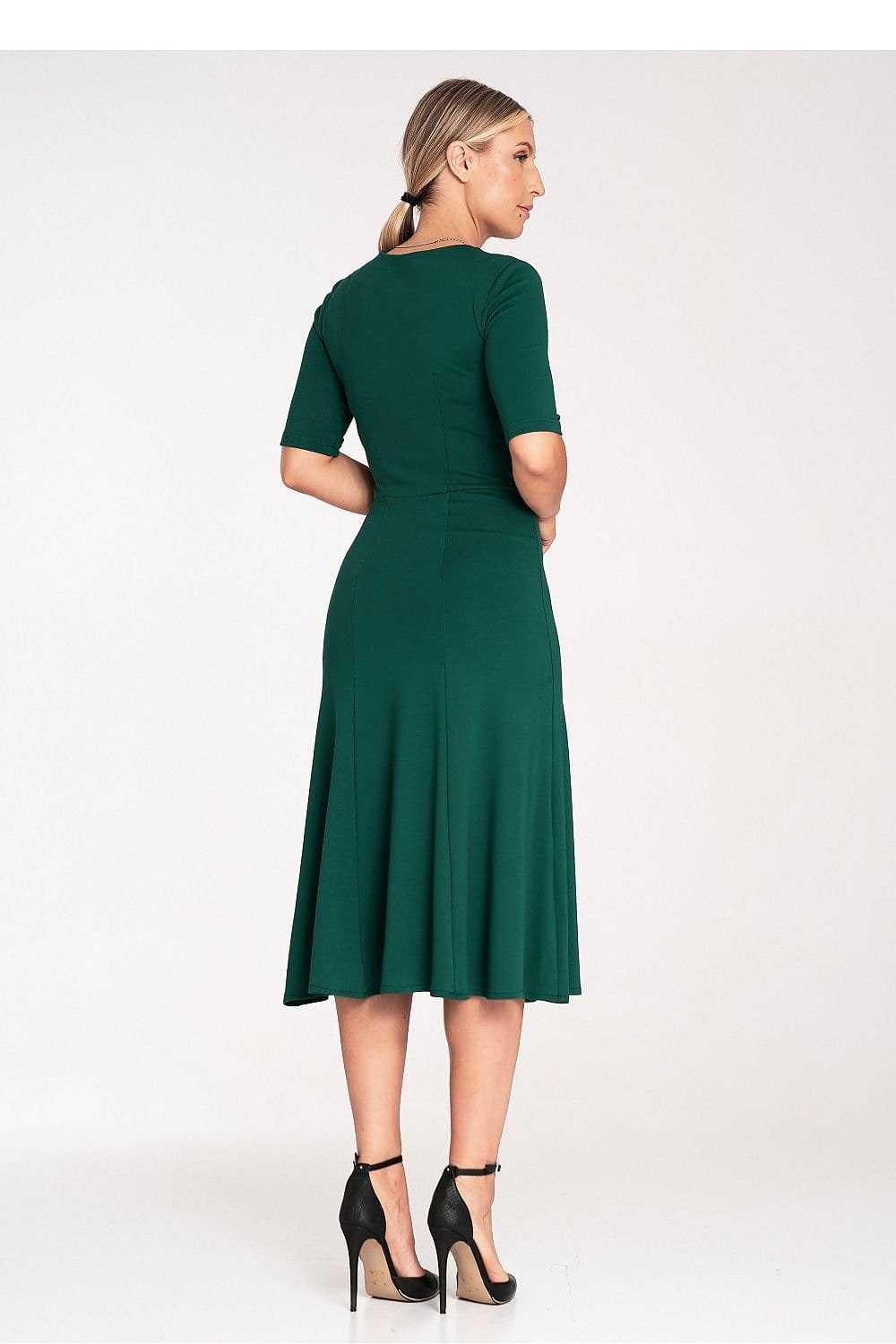 Robe De Cocktail Midi Evasee