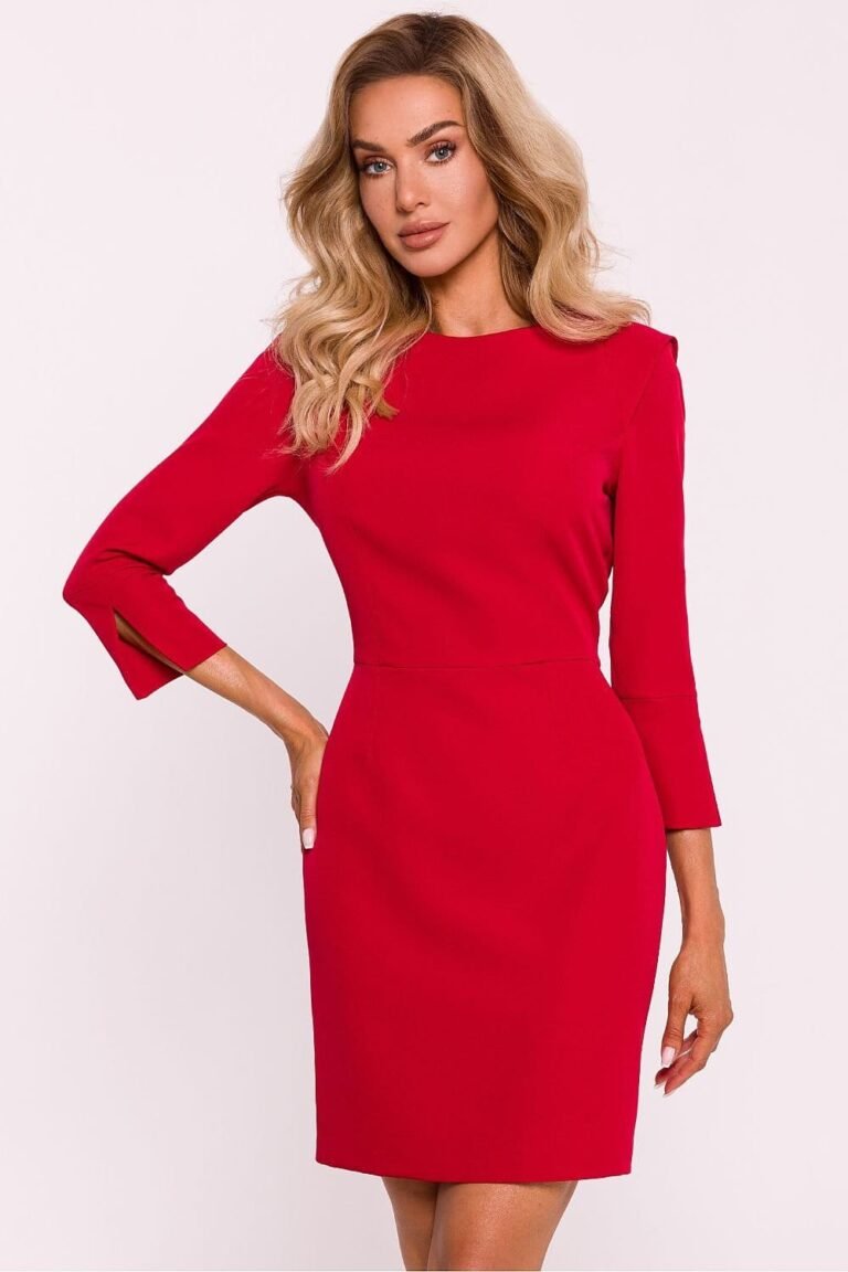 Robe De Cocktail Mini Manches Longues 8