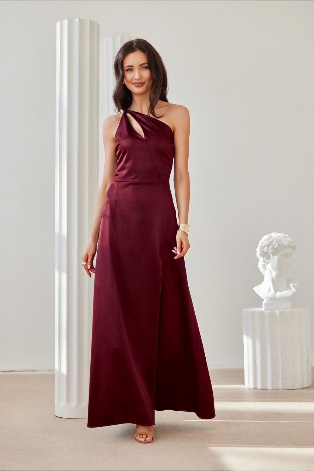 Robe De Gala Longue Fendue Haut Asymetrique 3