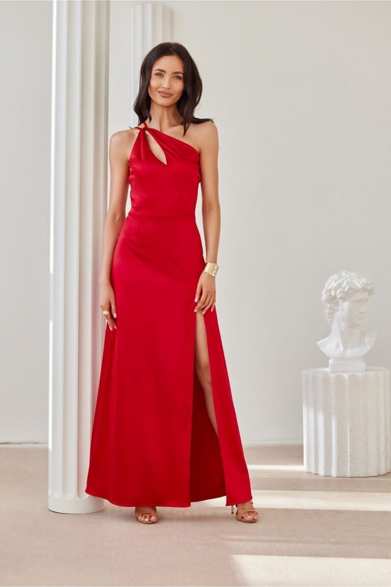 Robe De Gala Longue Fendue Haut Asymetrique 6