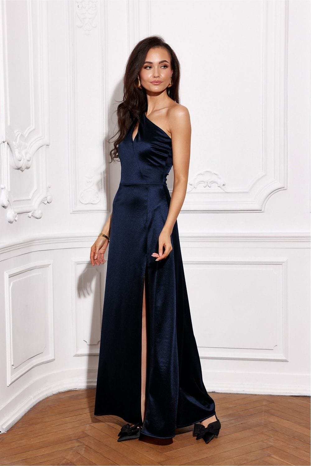 Robe De Gala Longue Fendue Haut Asymetrique
