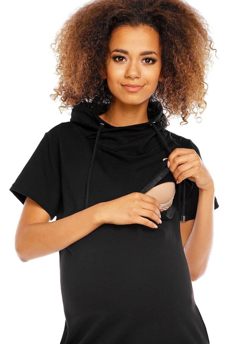 Robe De Grossesse Et Allaitement Noire 2