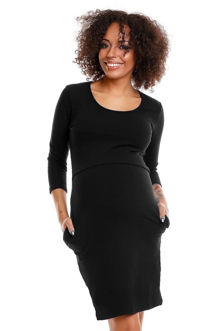 Robe De Grossesse Noire Courte 2
