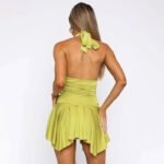 Robe De Plage Courte Haut Halter