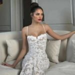 Robe De Soiree Blanche Dentelle Longue