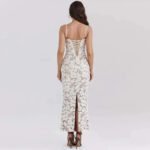 Robe De Soiree Blanche Dentelle Longue 2