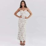 Robe De Soiree Blanche Dentelle Longue 3