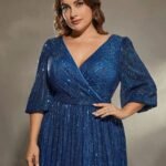 Robe De Soiree Bleue Grande Taille 4