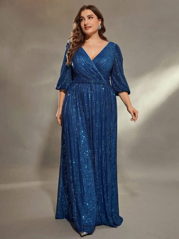 Robe De Soiree Bleue Grande Taille Bleu 0xl