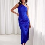 Robe De Soiree Bordeaux Chic Midi Bleu 34