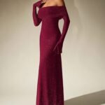 Robe De Soiree Chic A Manches Longues 3
