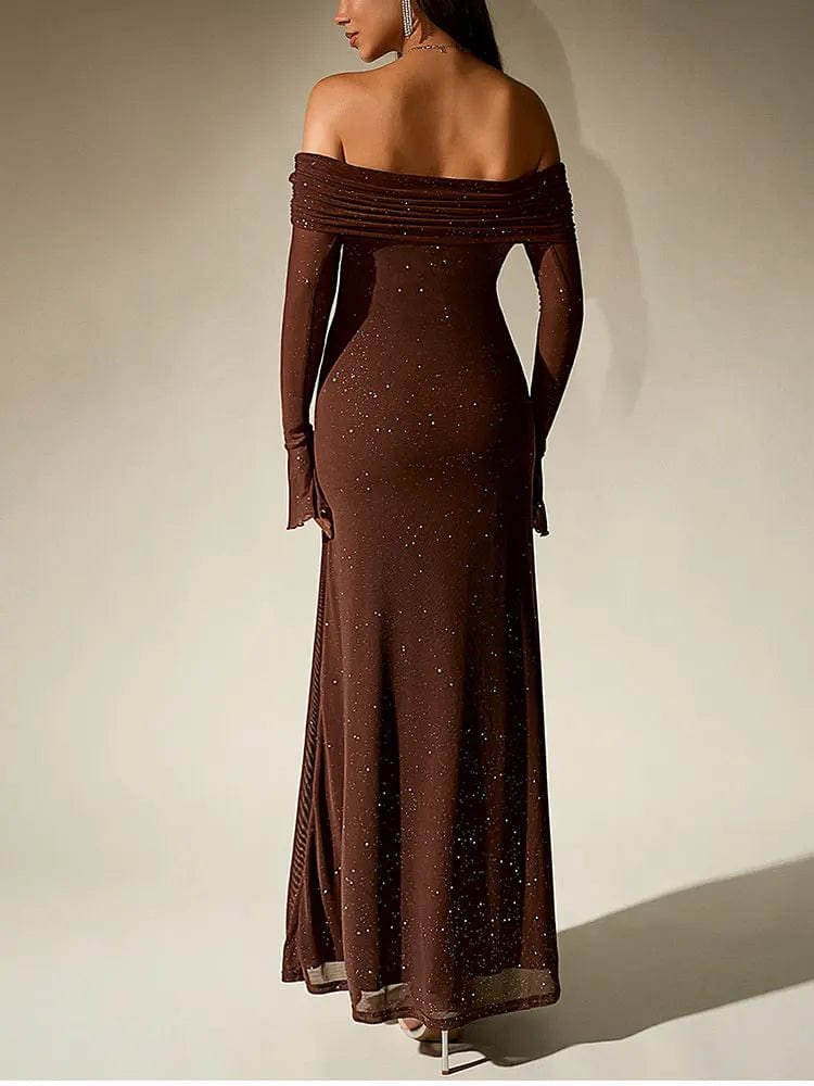 Robe De Soiree Chic A Manches Longues 5