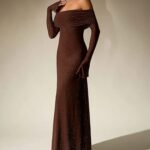 Robe De Soiree Chic A Manches Longues 6