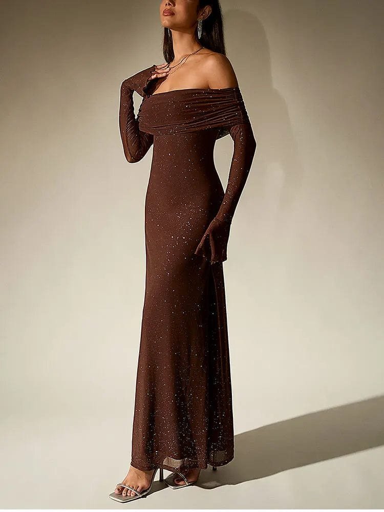 Robe De Soiree Chic A Manches Longues 6