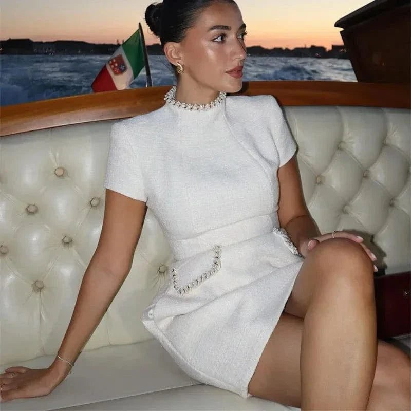Robe De Soiree Chic Courte Habillee