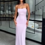 Robe De Soiree Chic Dos Nu Lilas S