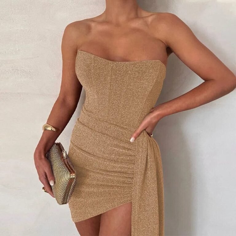 Robe De Soiree Chic Epaules Denudees