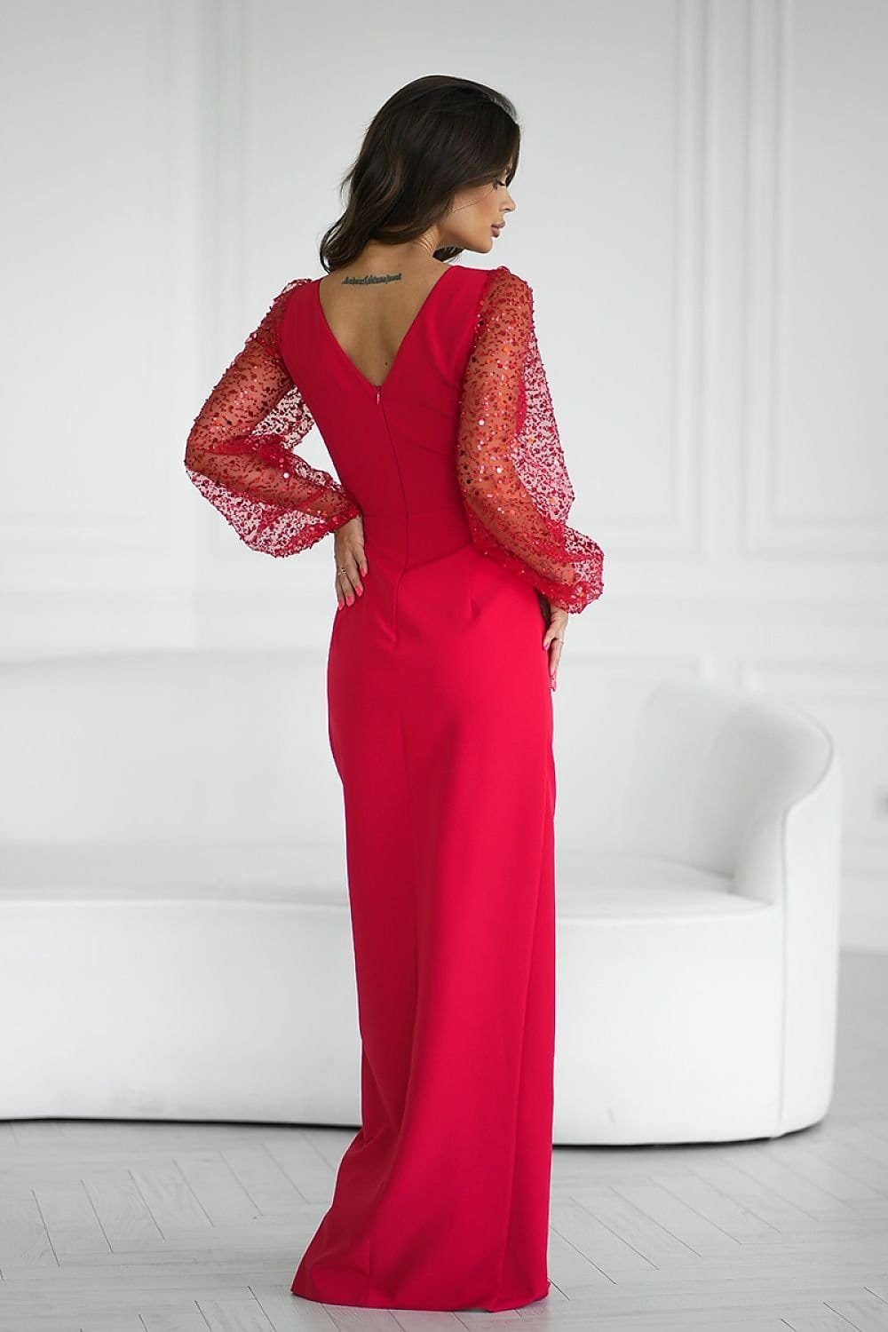 Robe De Soiree Chic Longue Drappee 11