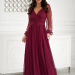 Robe De Soiree Chic Longue En Tulle