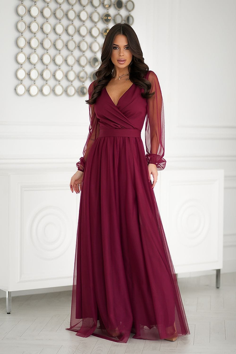Robe De Soiree Chic Longue En Tulle