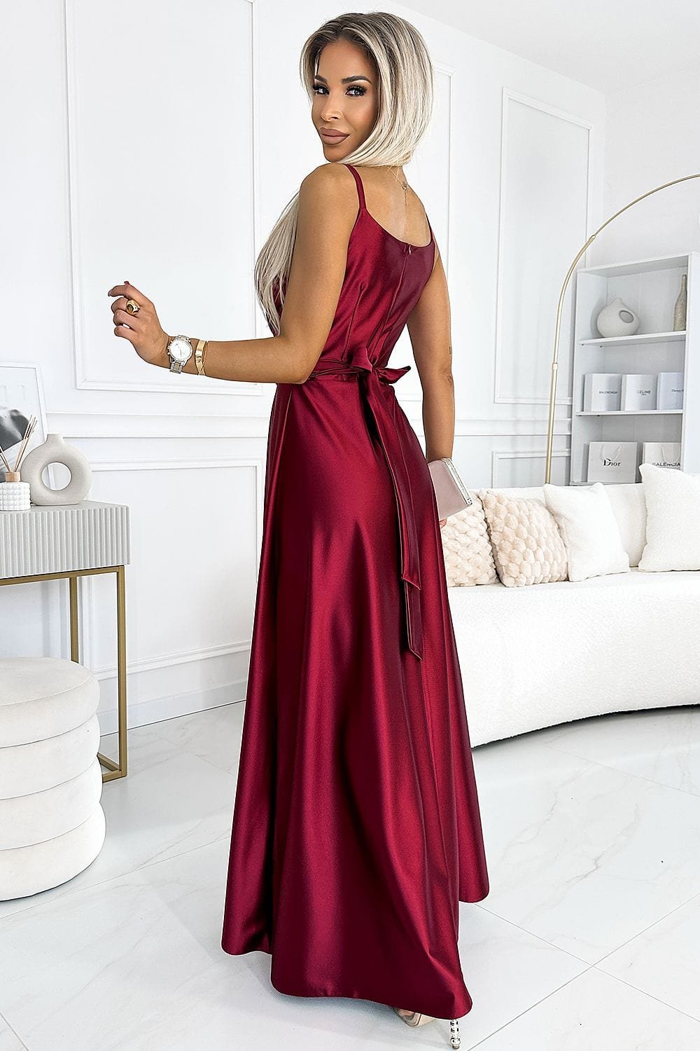 Robe De Soiree Chic Longue Fendue