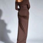 Robe De Soiree Chic Longue Manches Longues 2