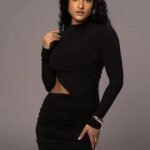 Robe De Soiree Chic Midi A Manche Longue 3