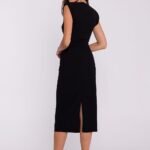 Robe De Soiree Chic Midi Moulante Sans Manches 4