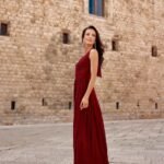 Robe De Soiree Chic Rouge Longue