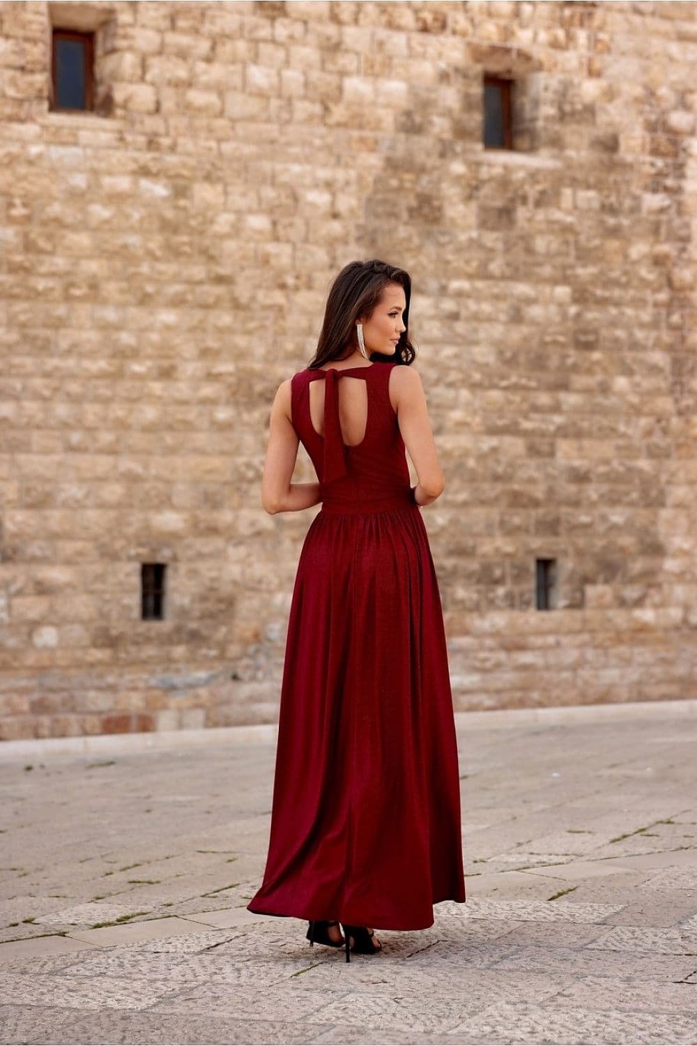 Robe De Soiree Chic Rouge Longue 3