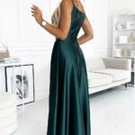 Robe De Soiree Chic Verte Longue
