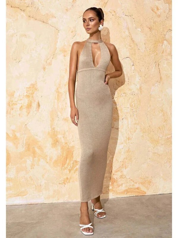 Robe De Soiree De Plage Sexy Longue Dore S