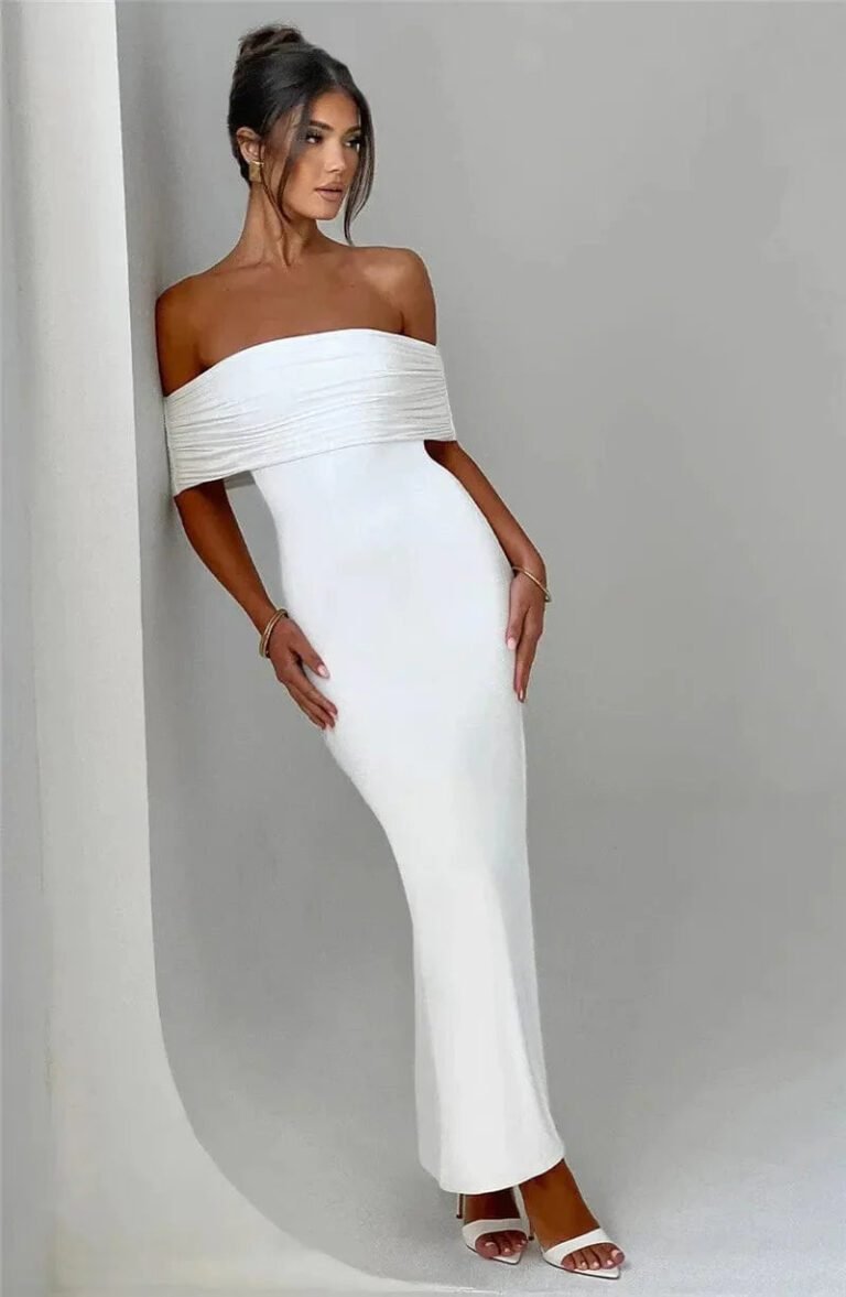 Robe De Soiree Dos Nu En V Blanc S